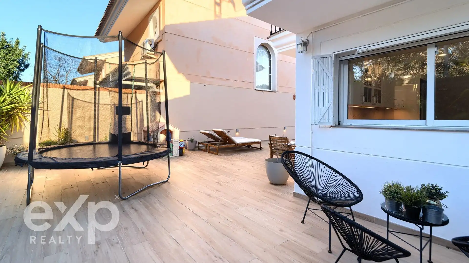 Terraza de Casa o chalet en venta en Godella con Aire acondicionado, Calefacción y Jardín privado