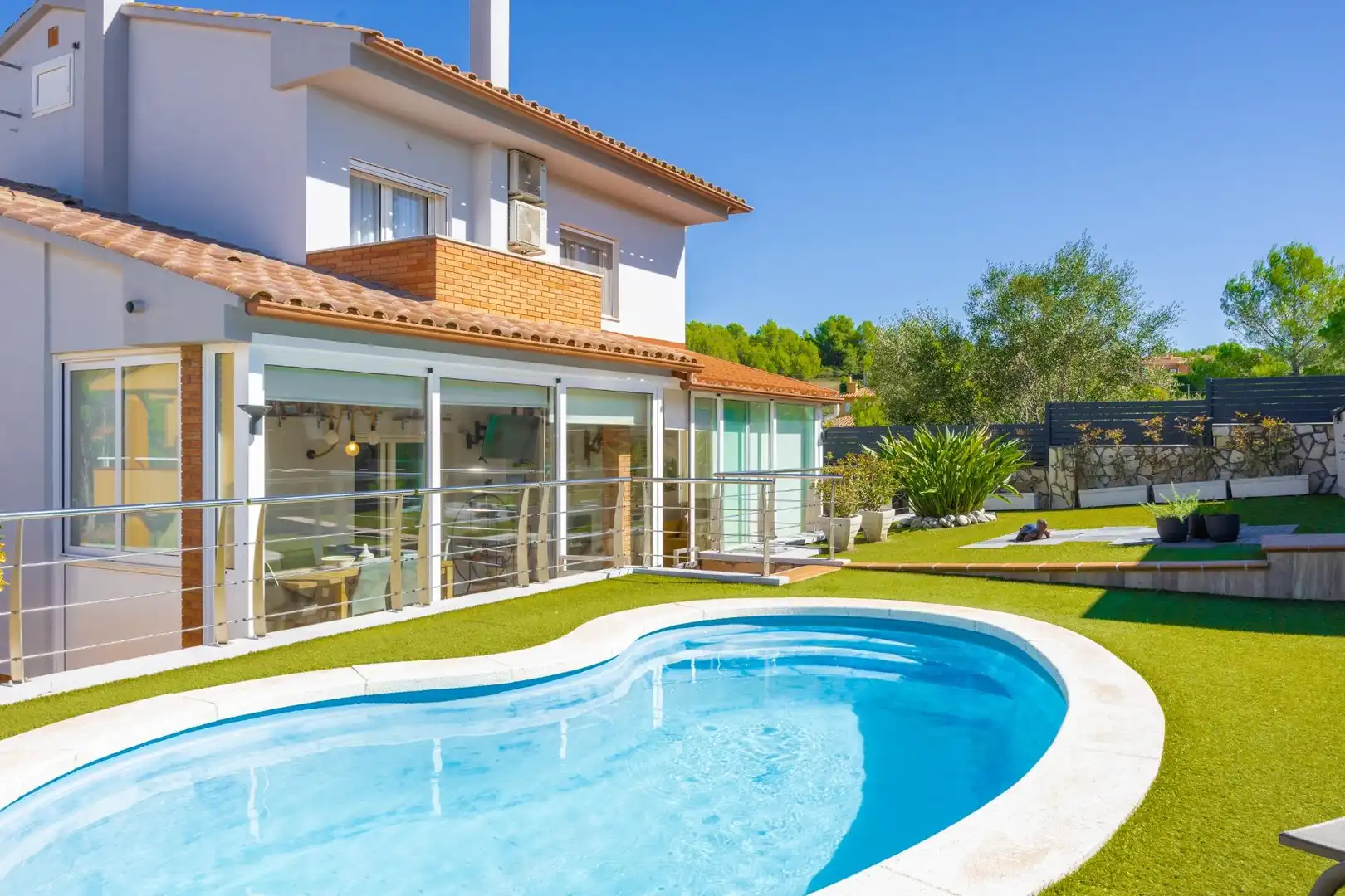 Piscina de Casa o xalet en venda en Eixample Residencial