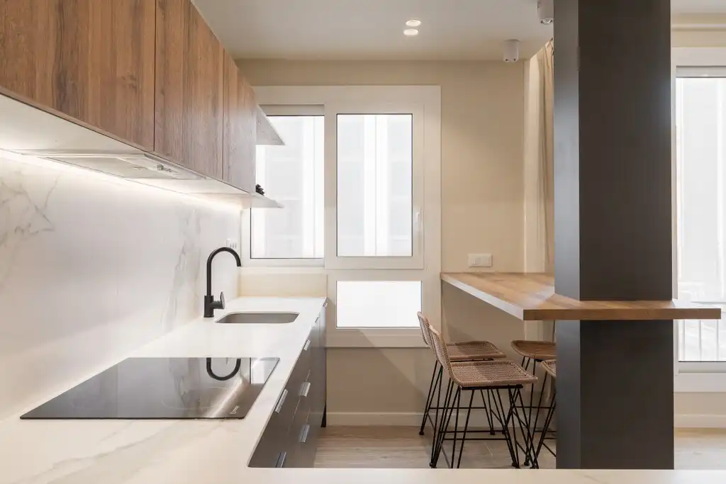Cocina de Apartamento en venta en Barcelona con Aire acondicionado, Terraza y Amueblado