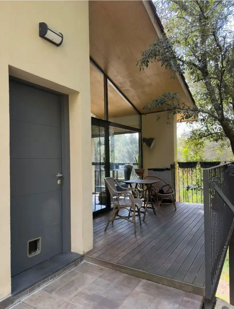 Terrassa de Casa o xalet en venda en Sant Aniol de Finestres amb Aire condicionat, Calefacció i Jardí privat
