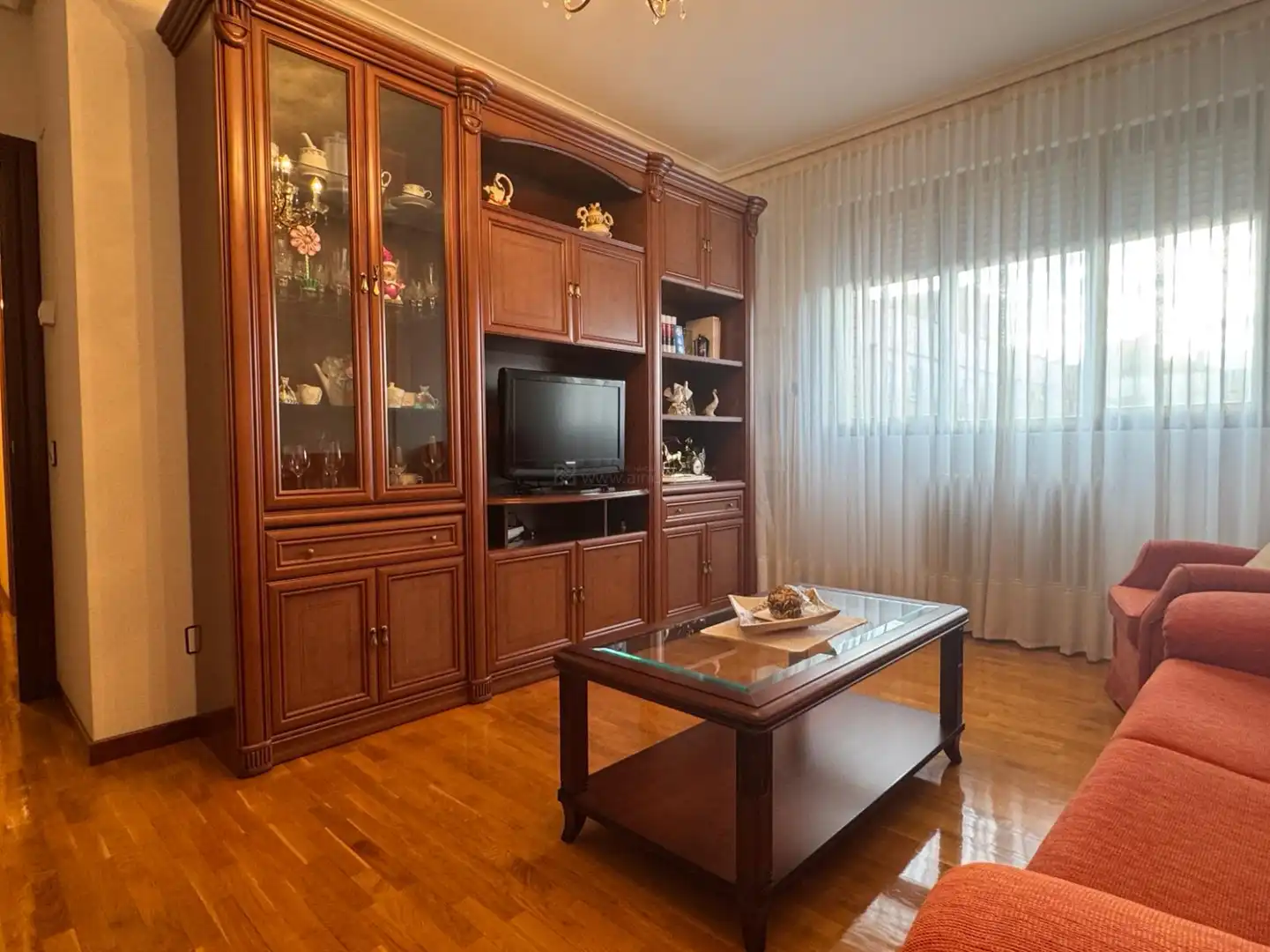 Living room of Flat for sale in  Logroño  with Heating, Parquet flooring and Storage room