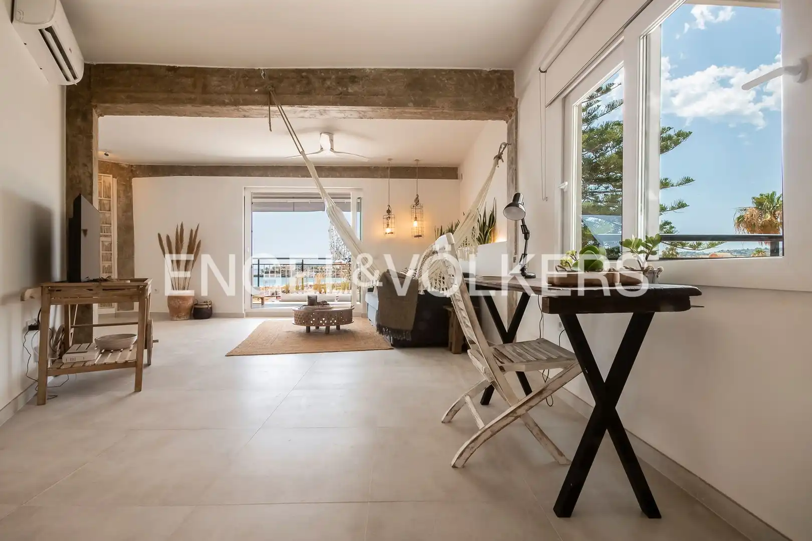 Living room of Flat for sale in Jávea / Xàbia  with Air Conditioner, Heating and Terrace
