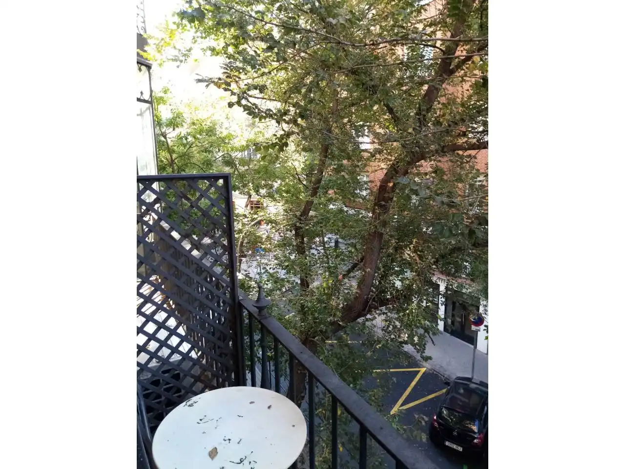 Terraza de Estudio de alquiler en Madrid con Aire acondicionado, Calefacción y Amueblado