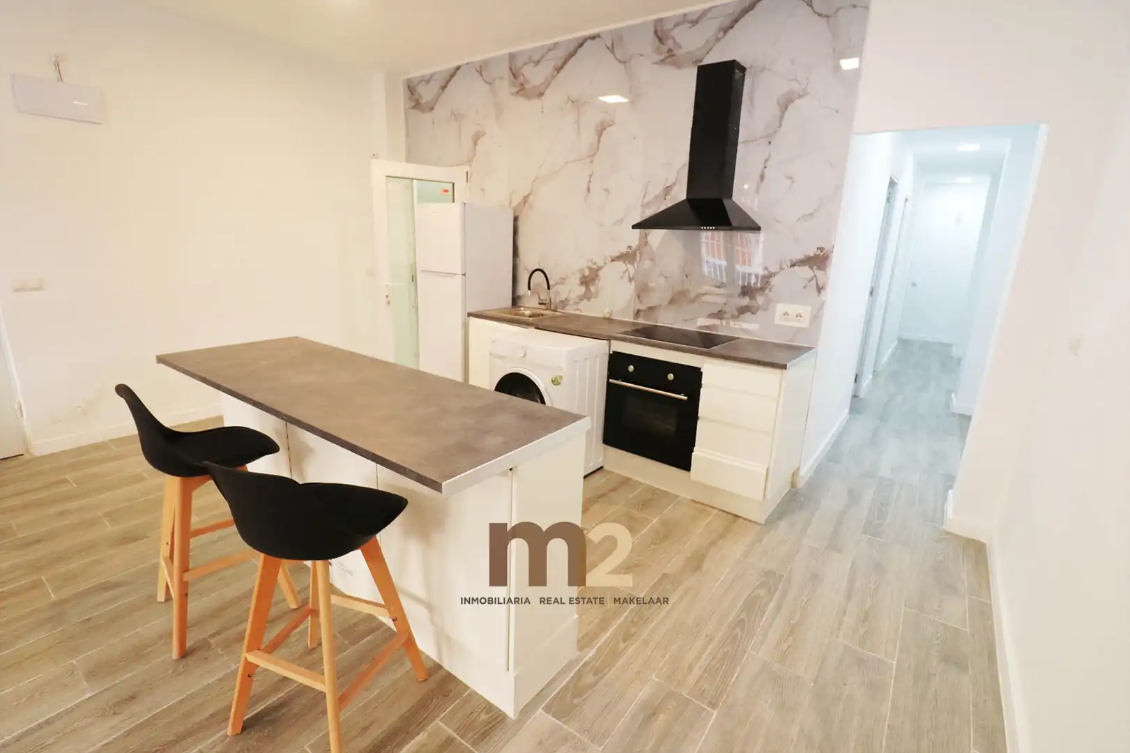 Cocina de Apartamento en venta en Guardamar del Segura con Aire acondicionado, Amueblado y Horno