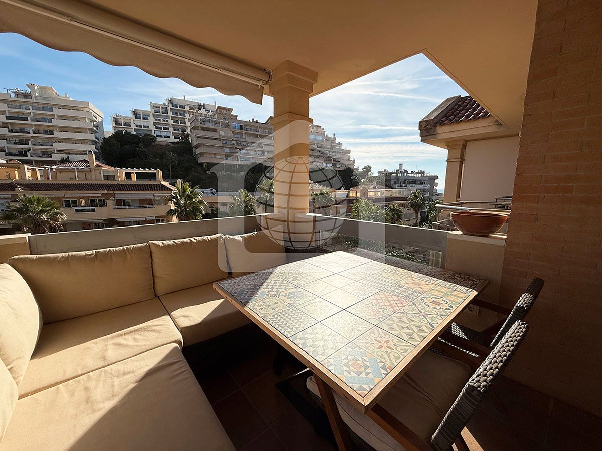 Terrace of Single-family semi-detached for sale in Benalmádena  with Terrace, Storage room and Swimming Pool