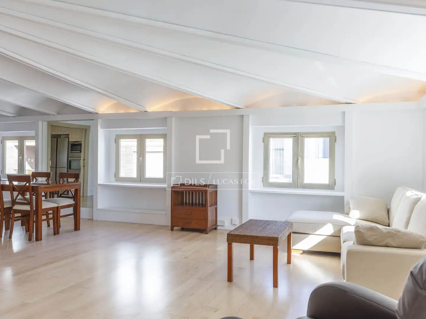 Sala de estar de Piso de alquiler en Valencia con Aire acondicionado, Calefacción y Parquet
