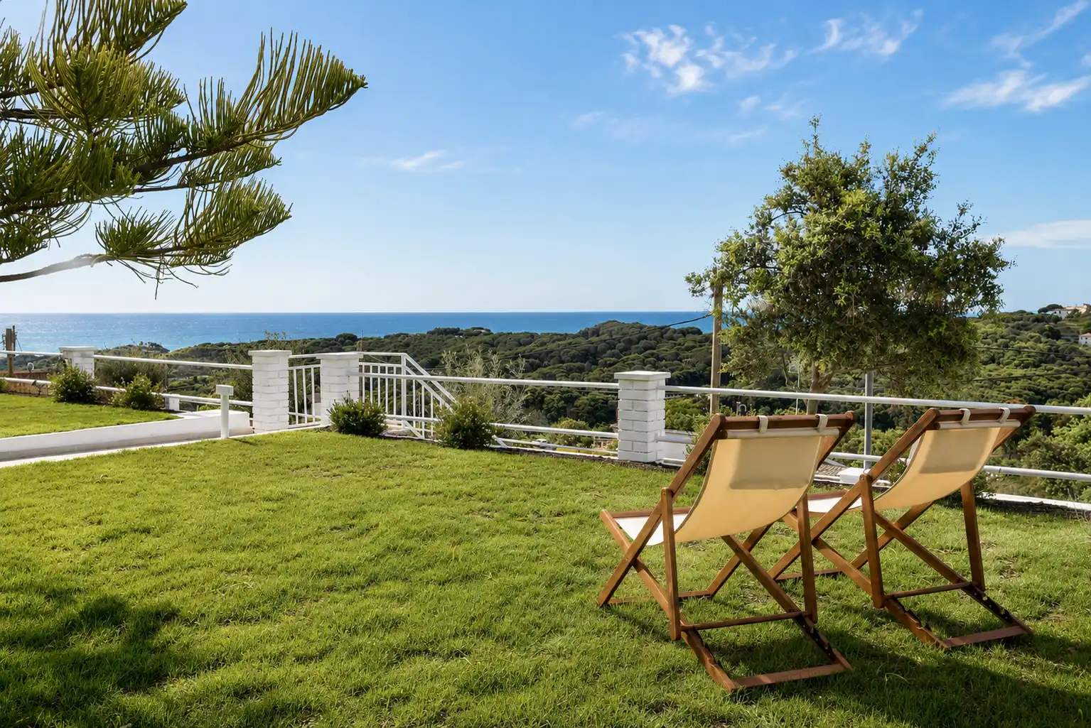 Terrassa de Casa o xalet en venda en Sant Cebrià de Vallalta amb Aire condicionat, Calefacció i Jardí privat