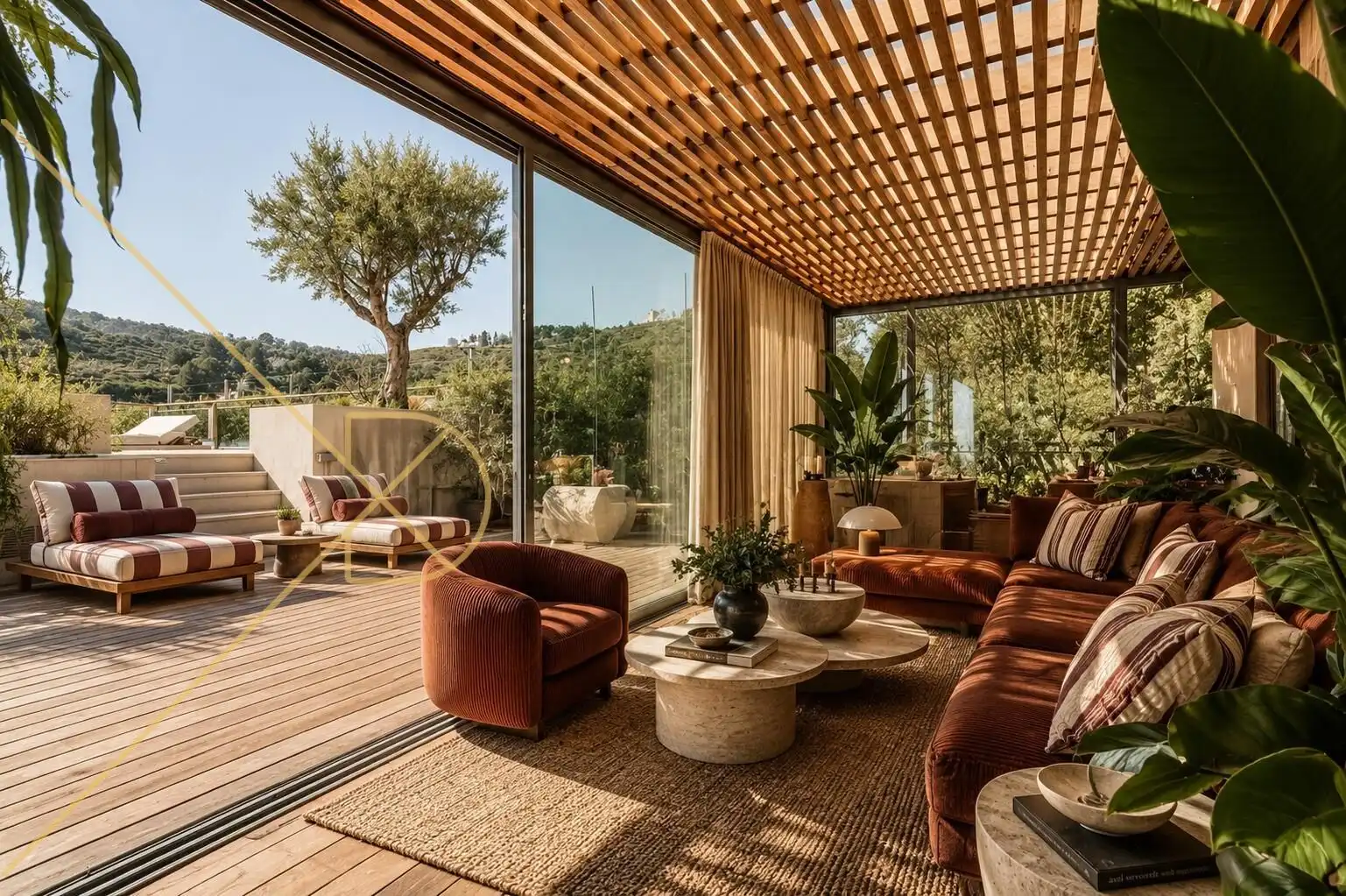 Terrasse von Wohnung zum Verkauf in Barcelona mit Heizung, Privatgarten und Parkett