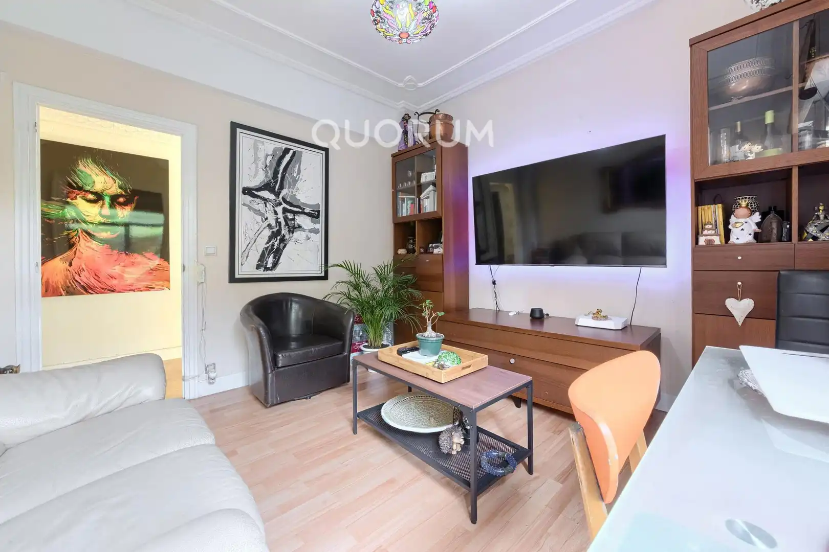 Sala de estar de Piso en venta en Basauri  con Calefacción y Amueblado