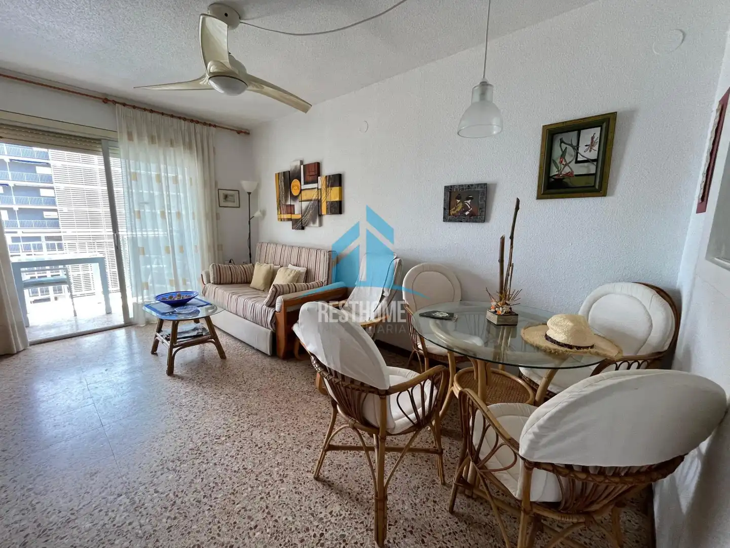 Sala de estar de Apartamento de alquiler en Cullera con Terraza