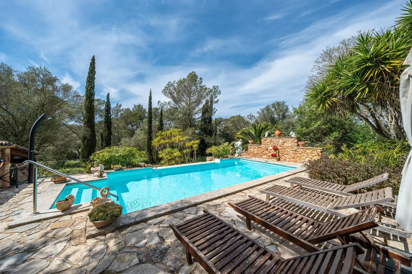 Piscina de Finca rústica en venta en Algaida con Aire acondicionado, Calefacción y Jardín privado