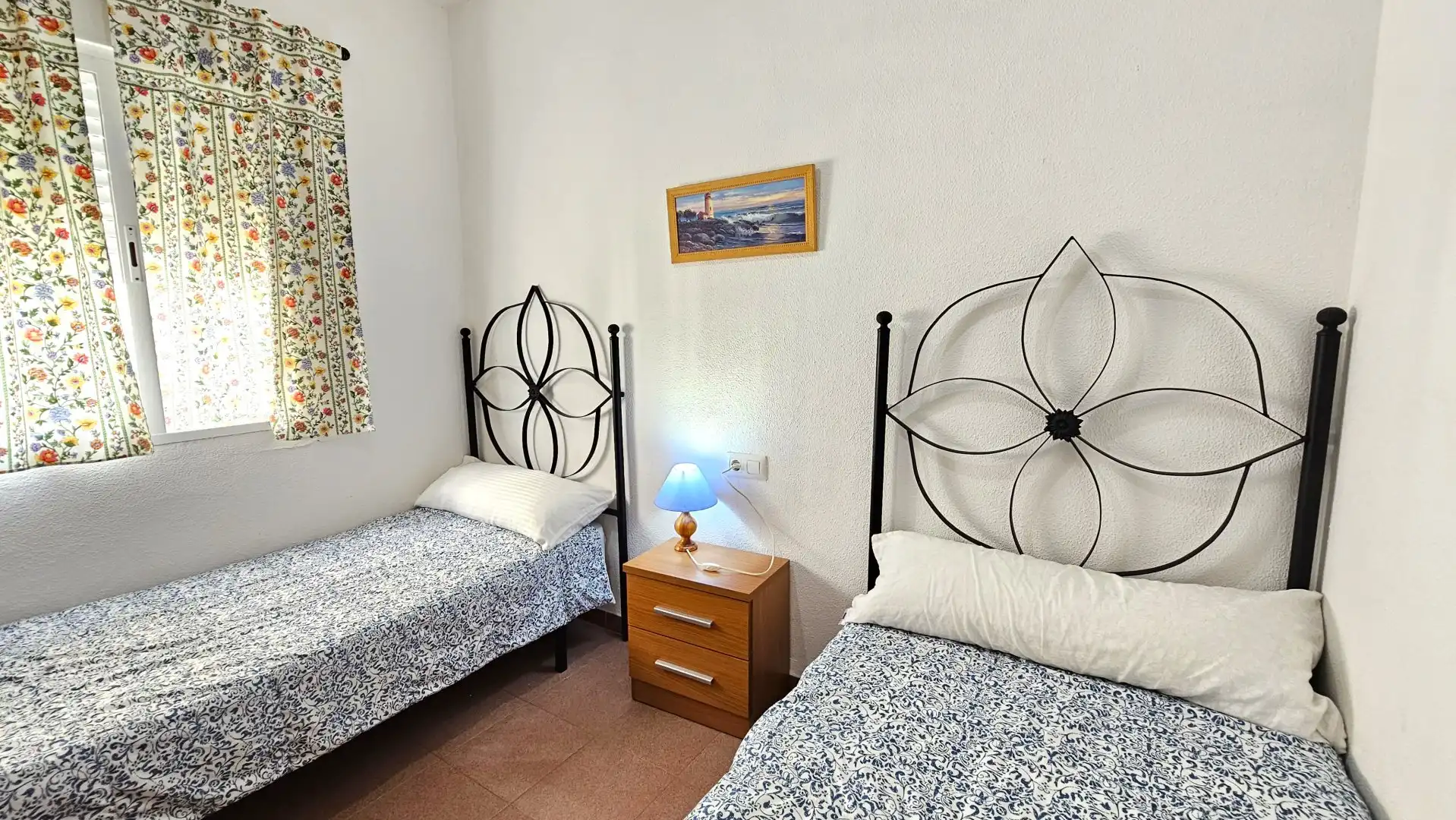 Schlafzimmer von Wohnung zum Verkauf in Chipiona mit Klimaanlage und Möbliert
