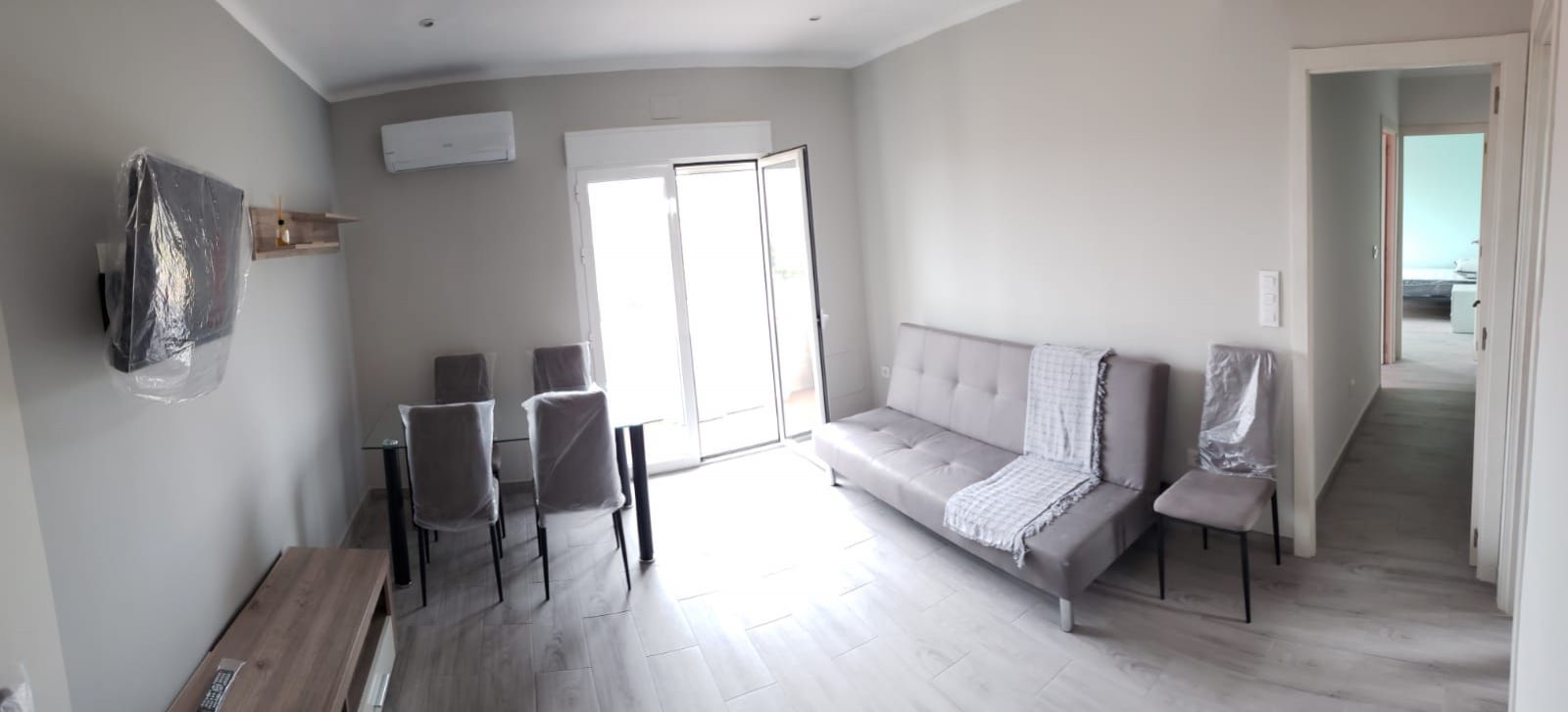 Living room of Flat to rent in Cáceres Capital  with Air Conditioner, Terrace and Furnished