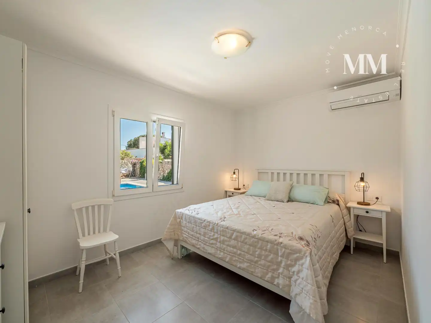 Dormitori de Casa o xalet en venda en Es Castell amb Aire condicionat, Jardí privat i Terrassa