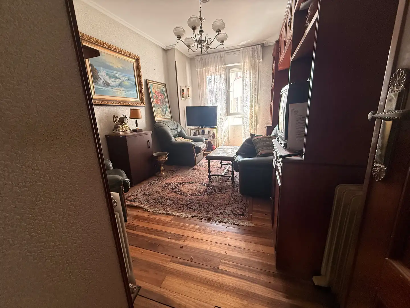 Wohnzimmer von Wohnung zum Verkauf in Barakaldo  mit Heizung, Abstellraum und Balkon