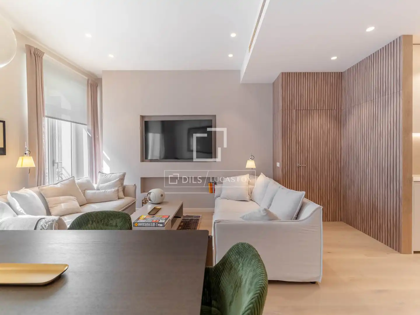 Sala de estar de Piso de alquiler en Valencia con Aire acondicionado, Amueblado y Balcón
