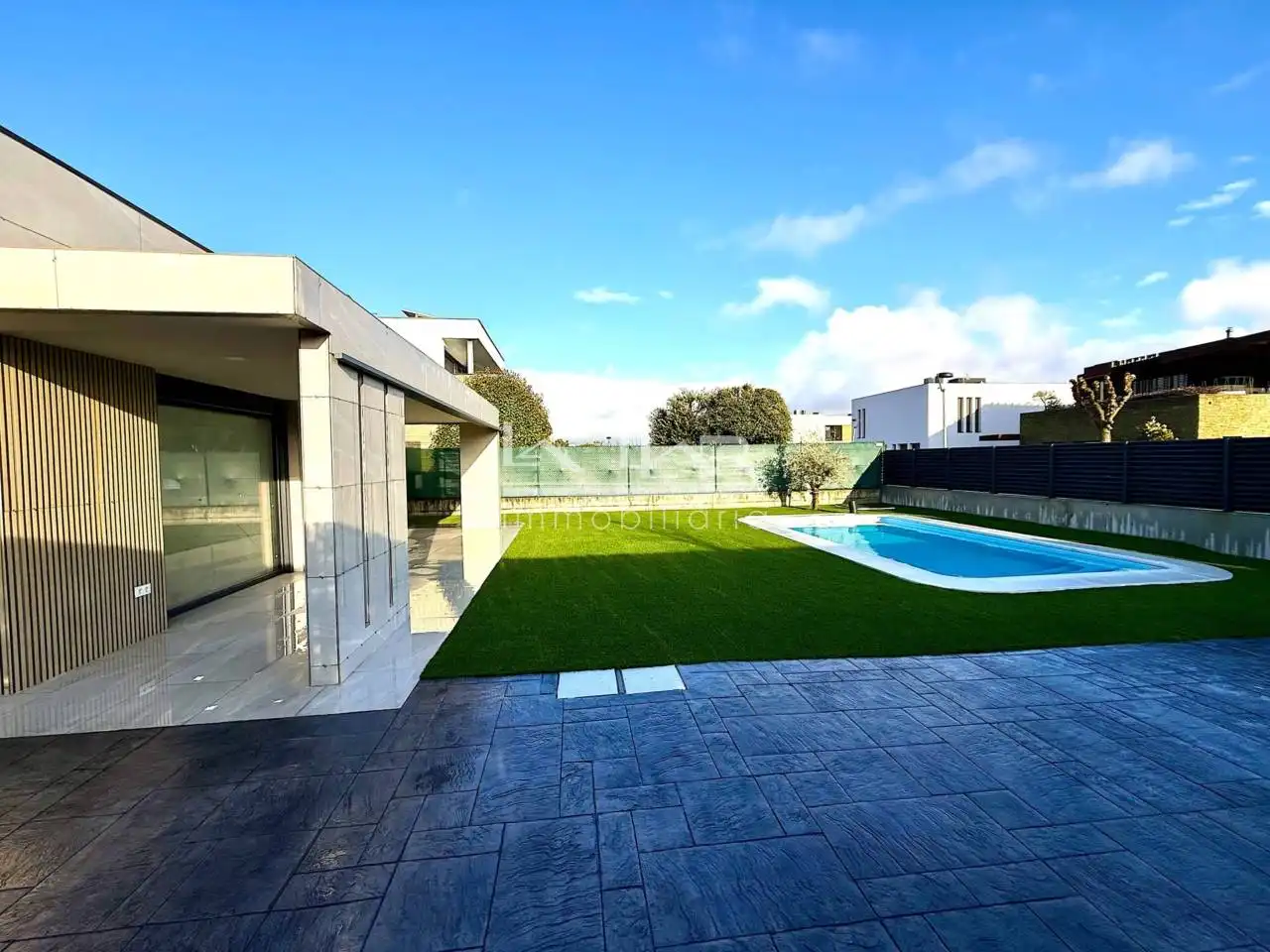 Piscina de Casa o xalet en venda en Gurb amb Aire condicionat, Calefacció i Jardí privat