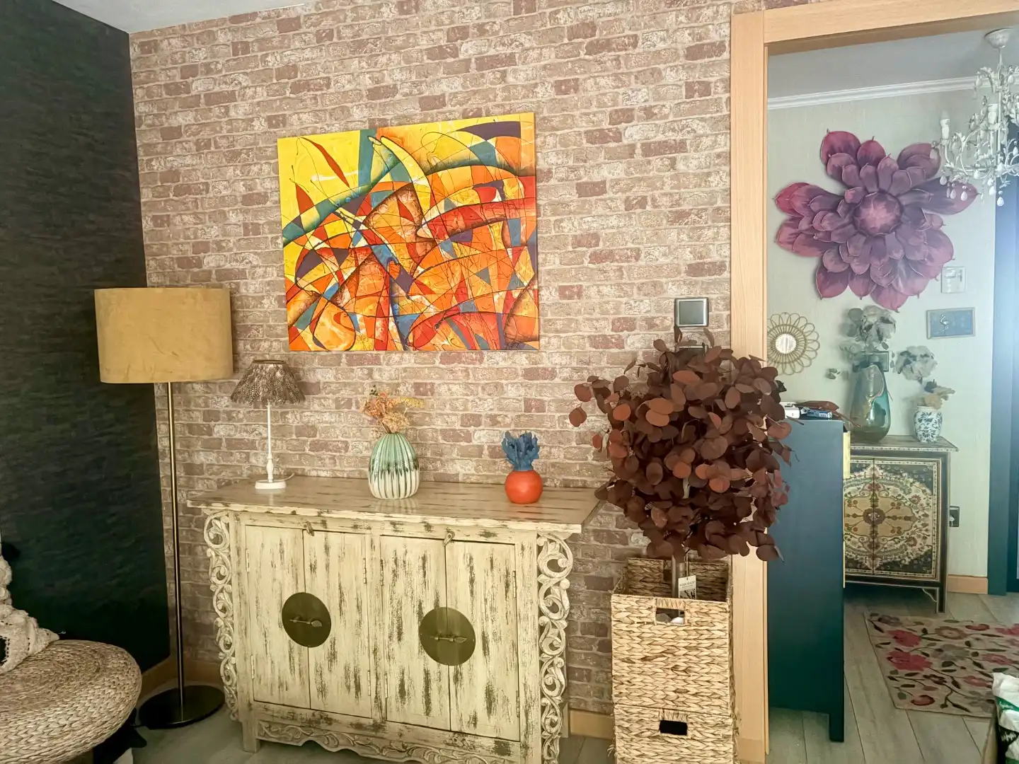 Sala de estar de Piso en venta en León Capital  con Terraza
