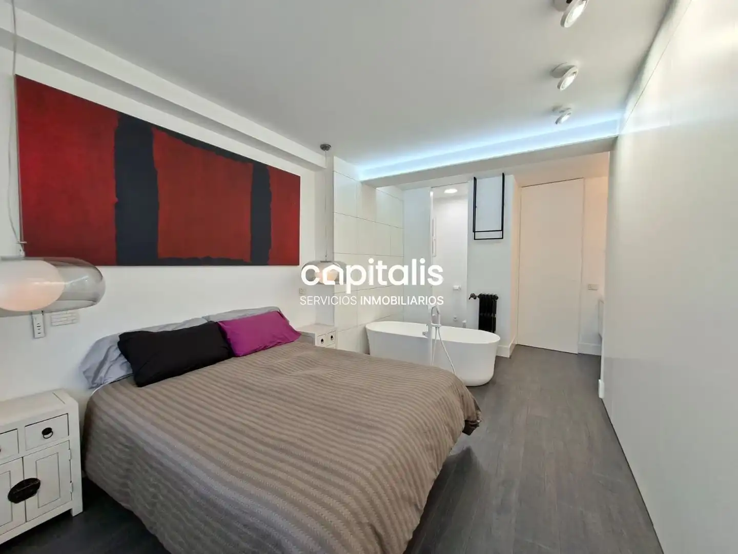 Bedroom of Flat for rent in Madrid  with Heating, Storage room and Furnished