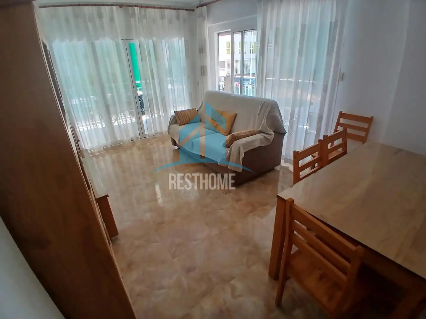 Living room of Flat for rent in Cullera  with Air Conditioner, Heating and Terrace