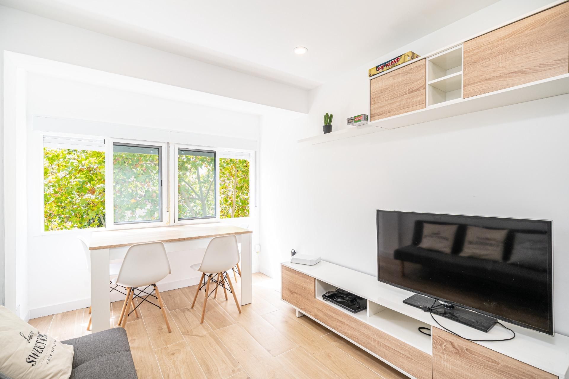 Living room of Flat for sale in  Palma de Mallorca  with Parquet flooring