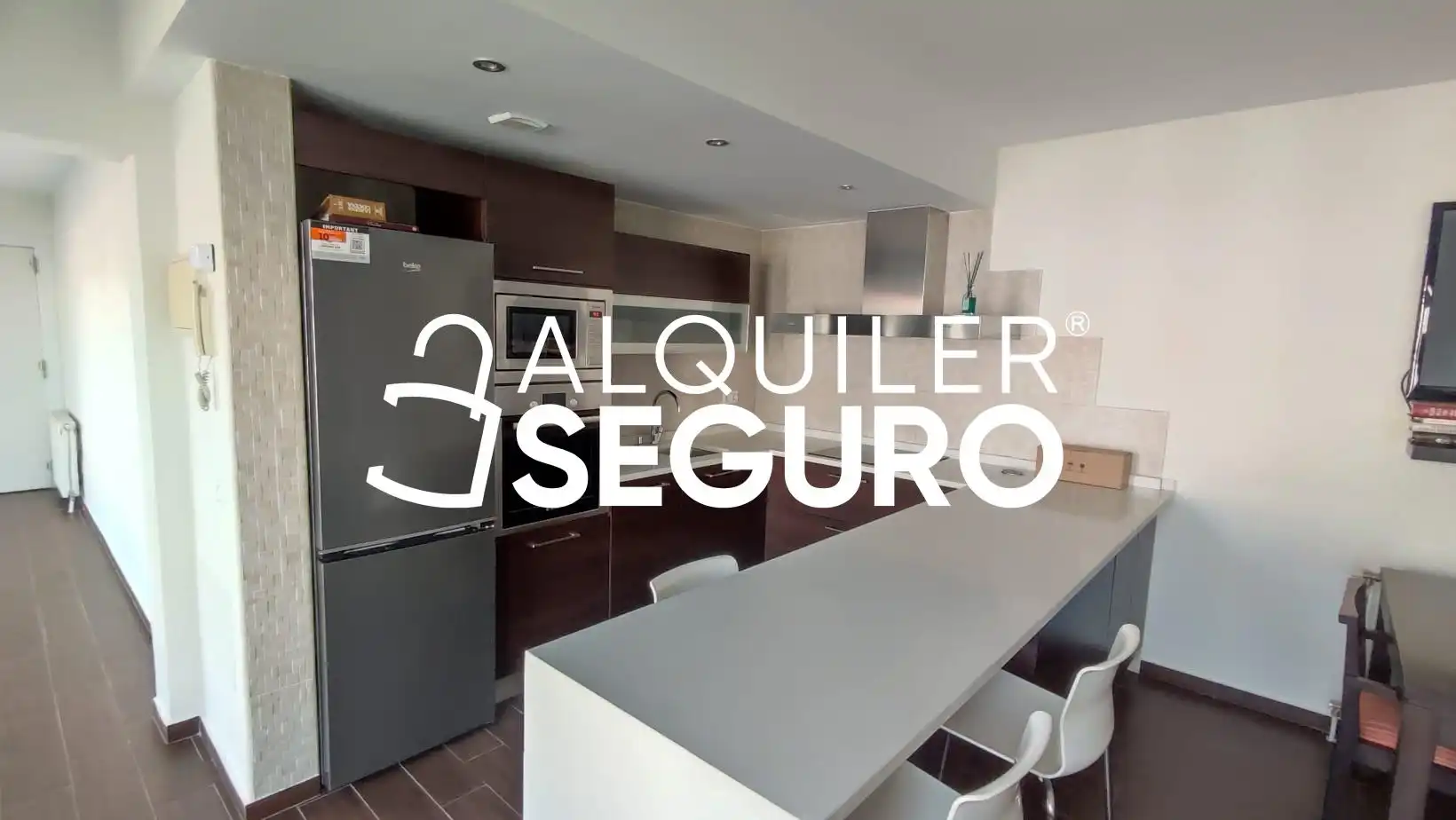 Kitchen of Flat for rent in Madrid  with Heating, Storage room and Furnished