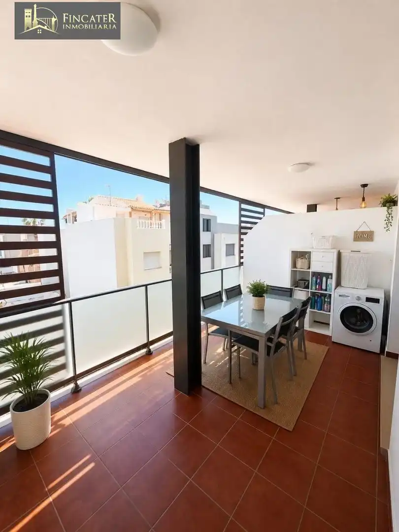 Terrassa de Dúplex en venda en Chilches / Xilxes amb Aire condicionat, Terrassa i Moblat
