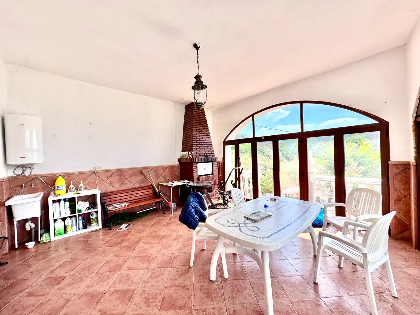 Living room of Houses for sale in Laujar de Andarax  with Air Conditioner, Private garden and Terrace