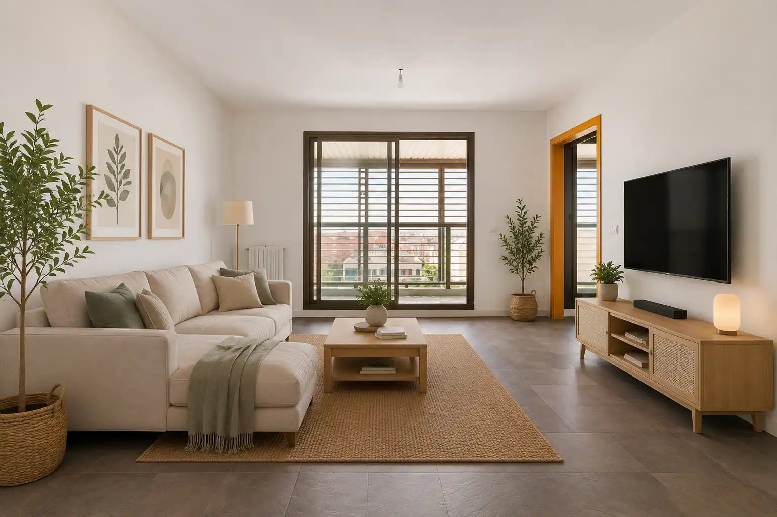 Living room of Flat for sale in Madrid  with Terrace