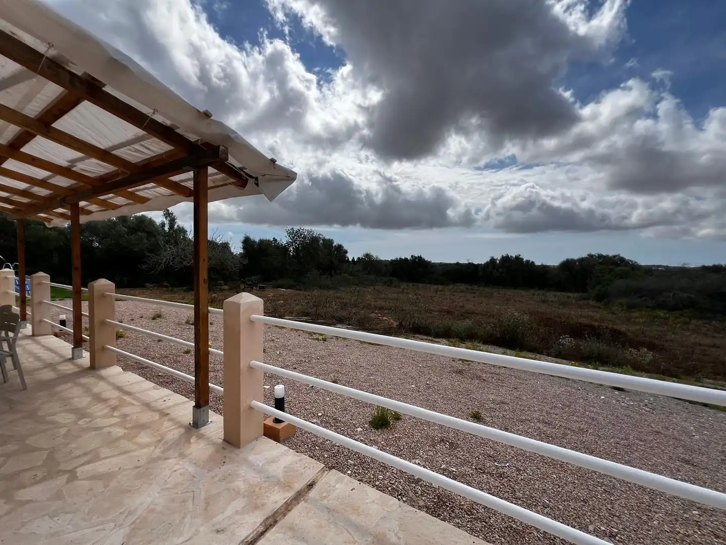 Terraza de Finca rústica de alquiler en Santanyí con Aire acondicionado, Calefacción y Terraza