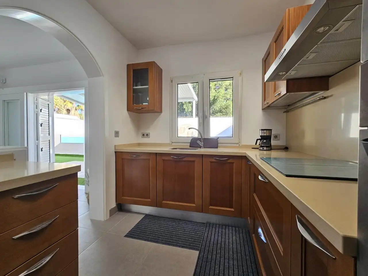 Cocina de Casa o chalet de alquiler en San Bartolomé de Tirajana con Aire acondicionado, Jardín privado y Terraza