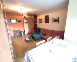 Living room of Flat for sale in Burgos Capital  with Terrace, Storage room and TV