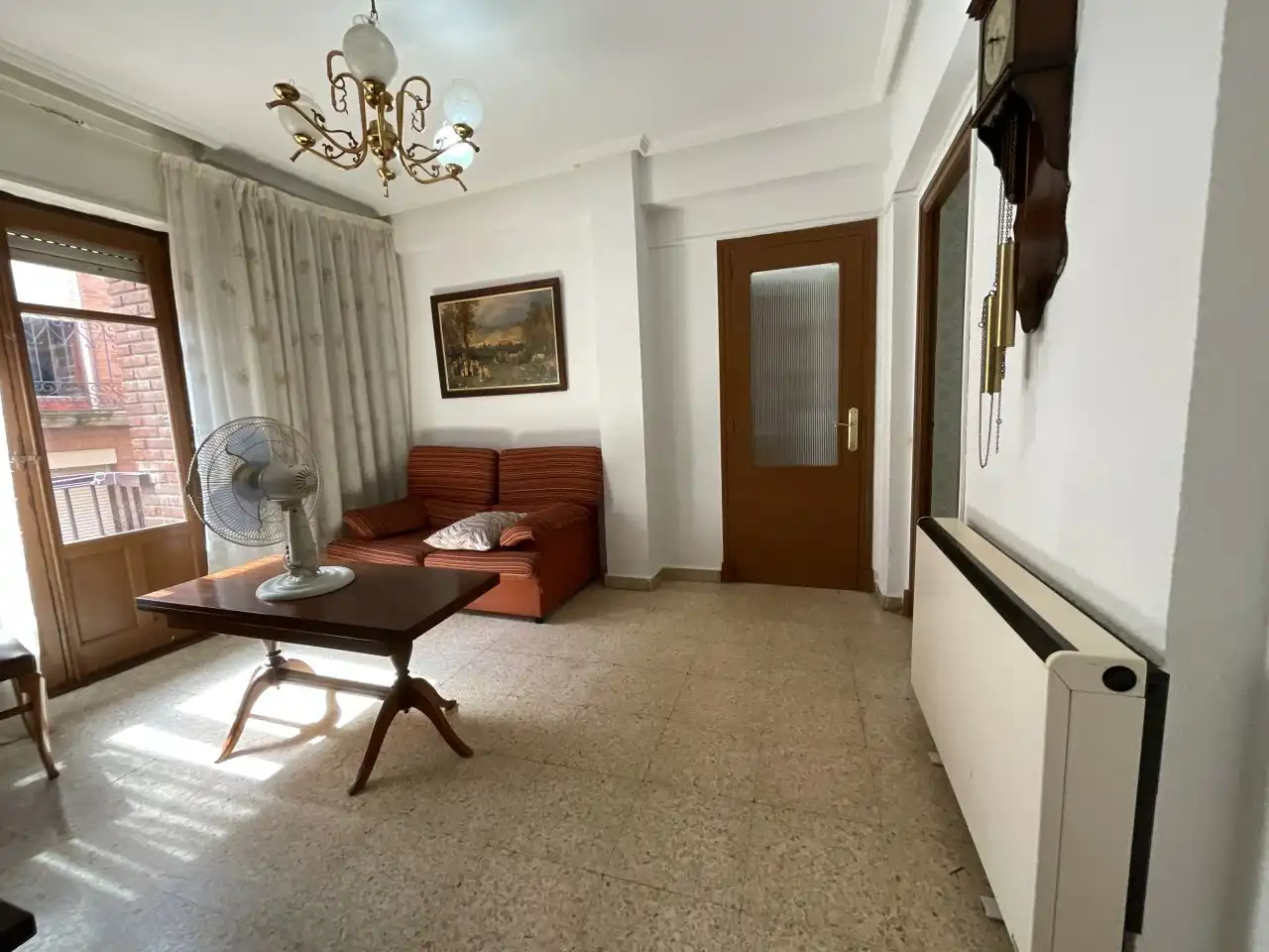 Living room of Flat for sale in Santo Domingo de la Calzada  with Heating, Furnished and Balcony