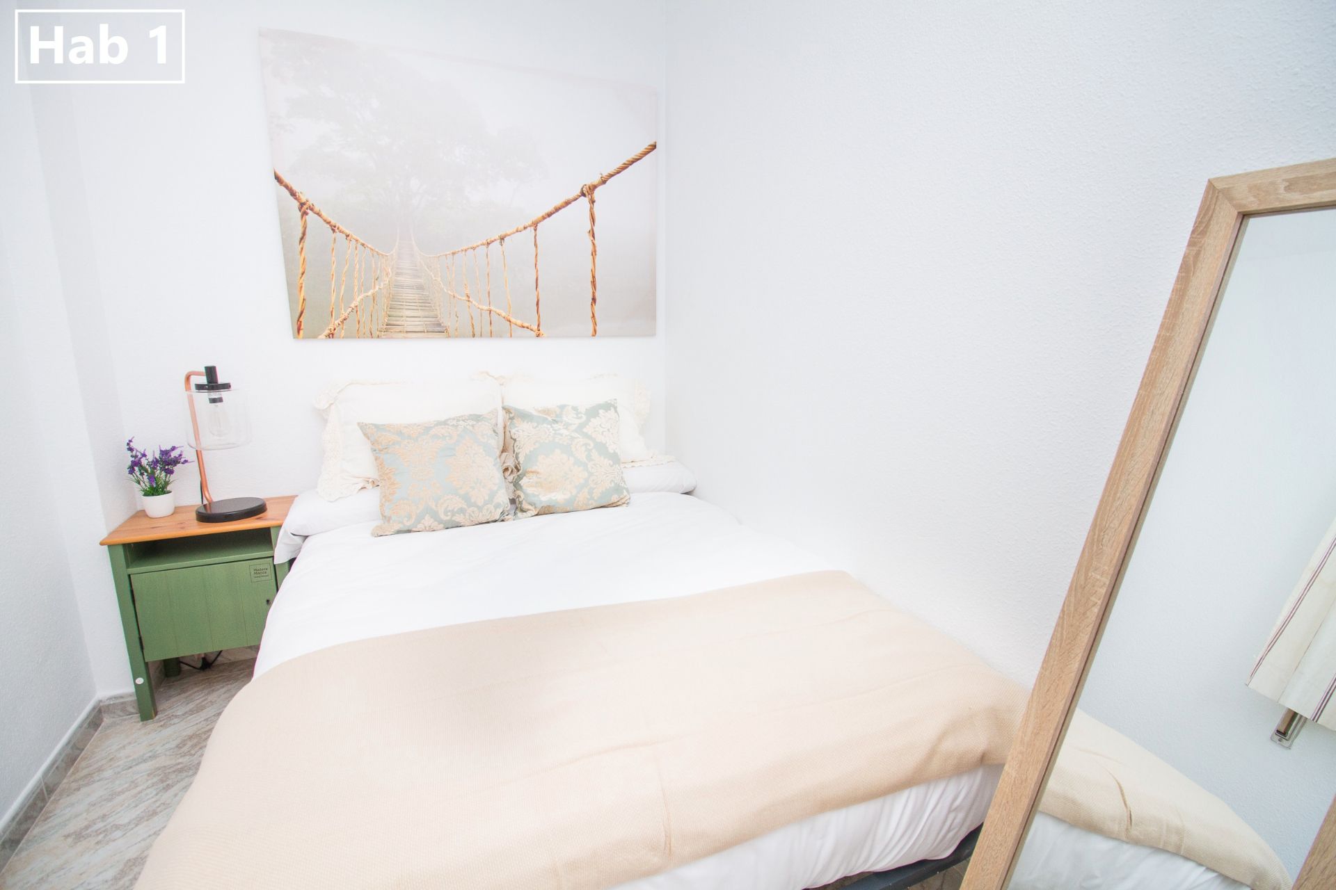 Bedroom of Flat for rent in Málaga Capital  with Furnished and Internet