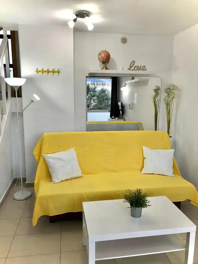 Wohnzimmer von Wohnungen zum Verkauf in Benalmádena mit Schwimmbad und Balkon