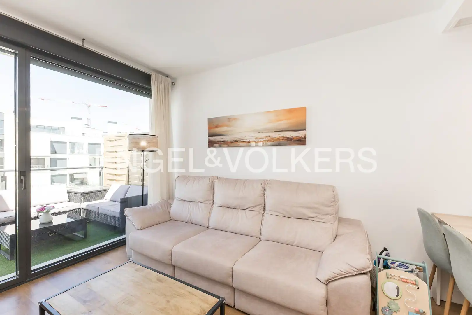 Balcony of Flat for rent in San Sebastián de los Reyes  with Air Conditioner, Heating and Terrace