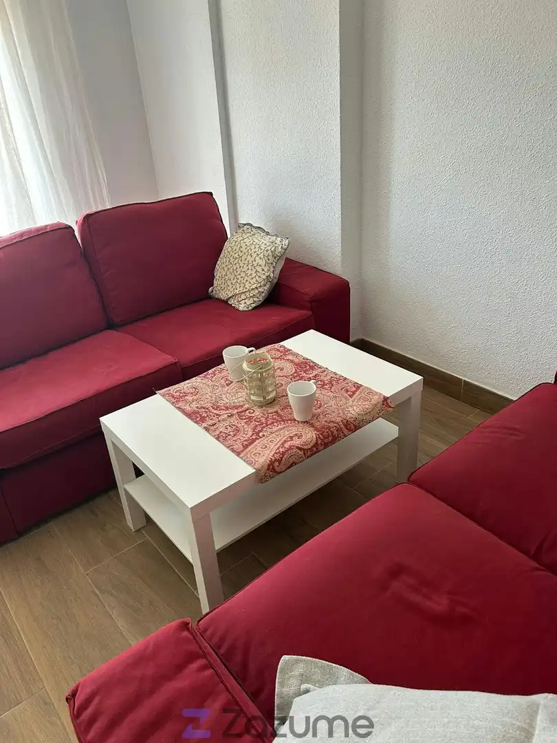 Sala de estar de Piso de alquiler en Málaga con Aire acondicionado, Calefacción y Parquet