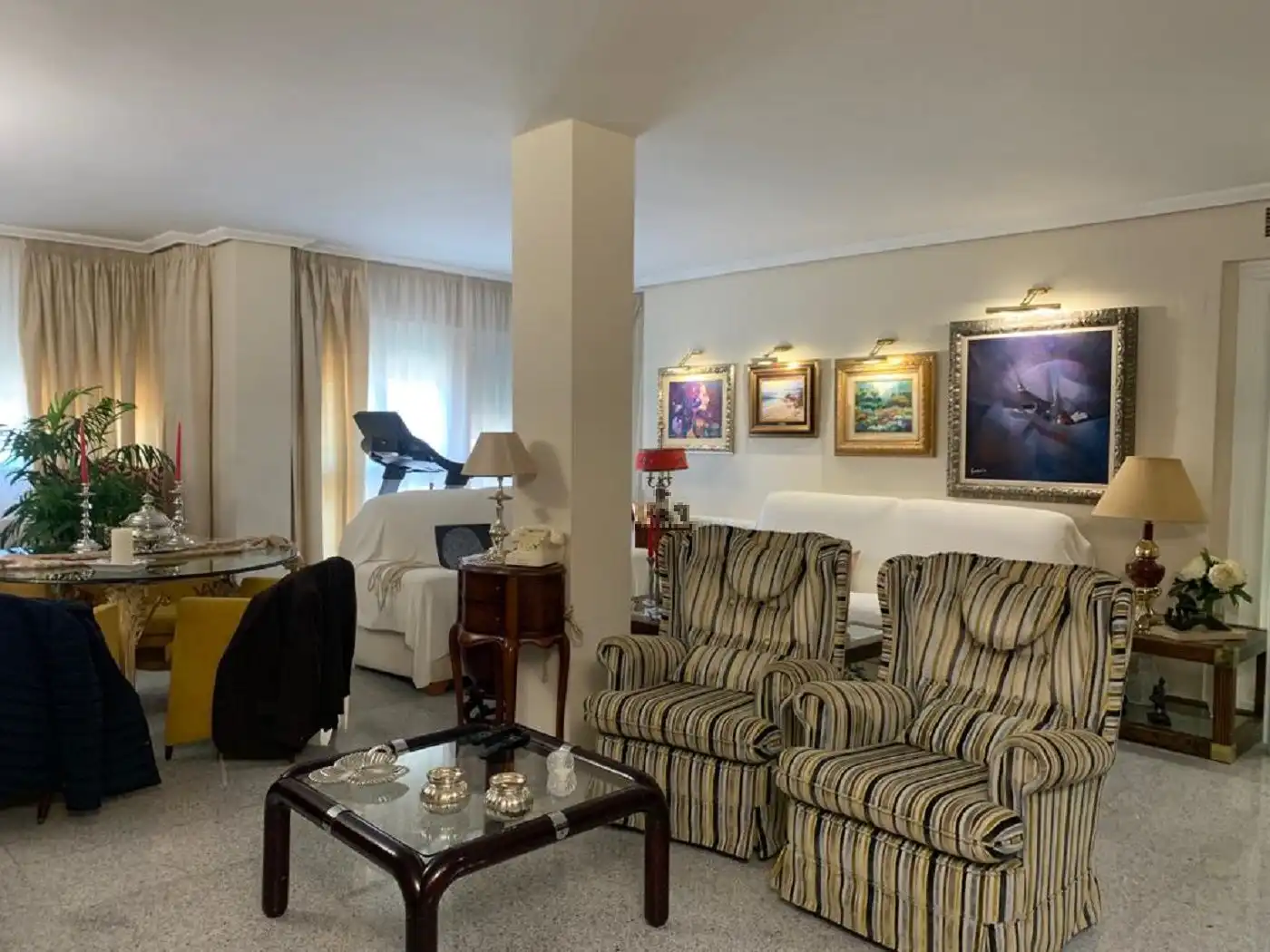 Wohnzimmer von Wohnung zum Verkauf in Murcia mit Klimaanlage und Abstellraum
