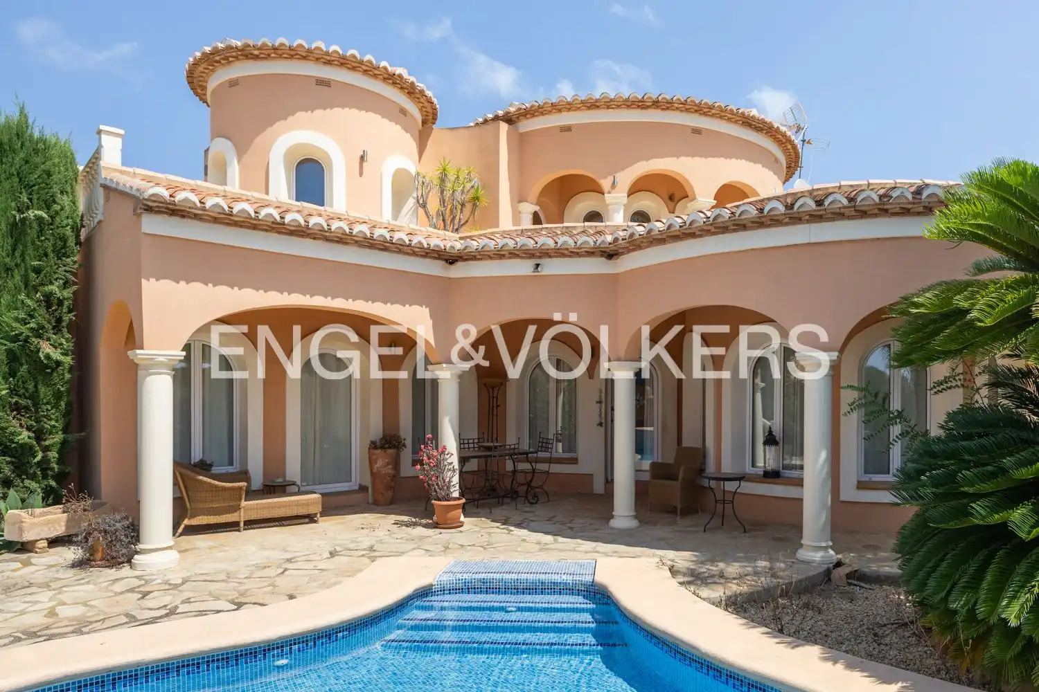 Vista exterior de Casa o chalet en venta en Jávea / Xàbia con Aire acondicionado, Calefacción y Jardín privado
