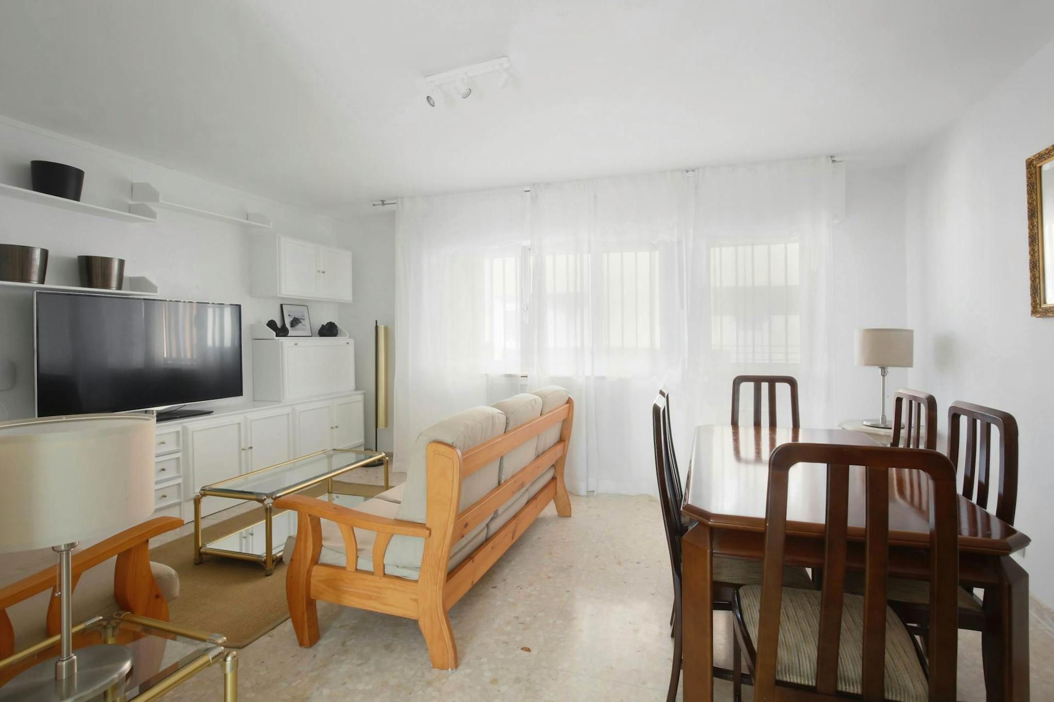Bedroom of Flat to rent in  Madrid Capital  with Heating, Furnished and Washing machine