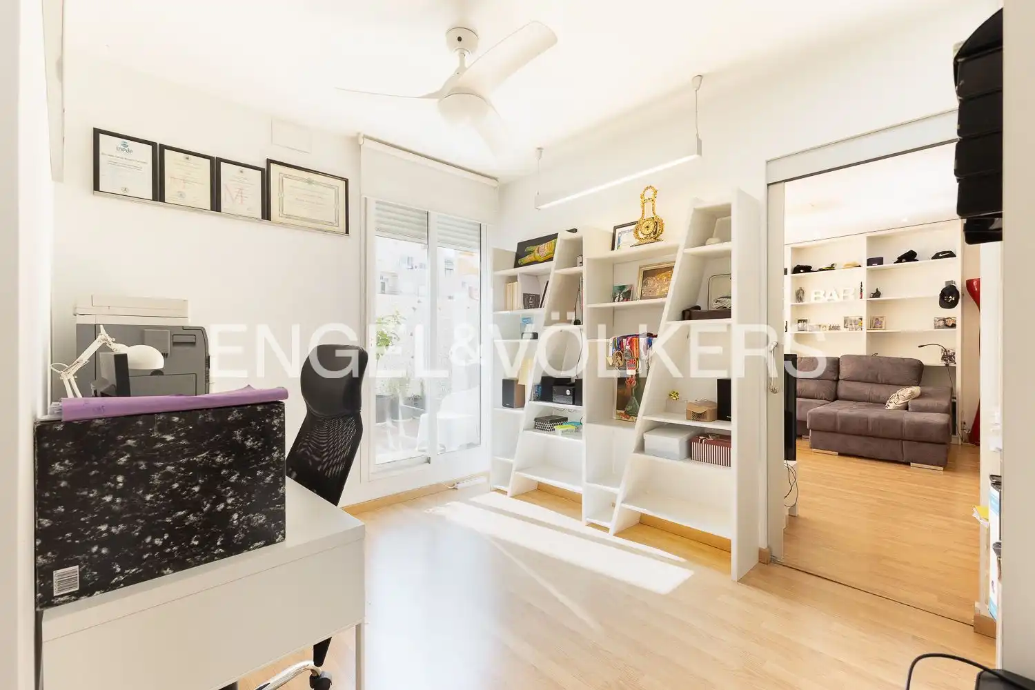 Bedroom of Flat for rent in Valencia  with Air Conditioner, Heating and Parquet flooring