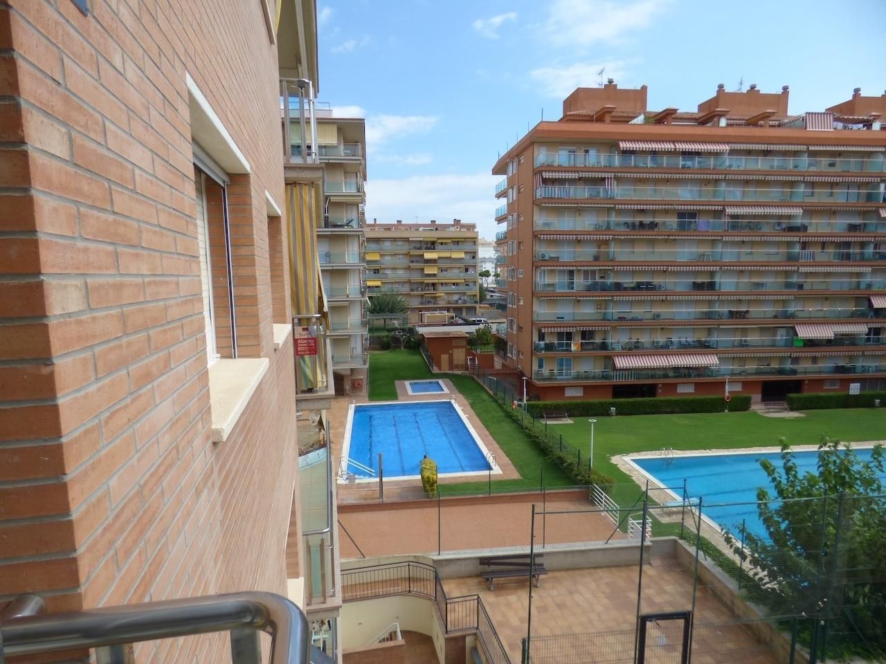 Swimming pool of Flat for sale in Santa Susanna  with Heating, Terrace and Balcony