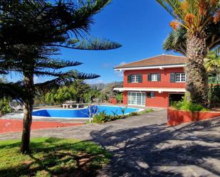 Exterior view of House or chalet for sale in Tegueste  with Terrace, Swimming Pool and Balcony