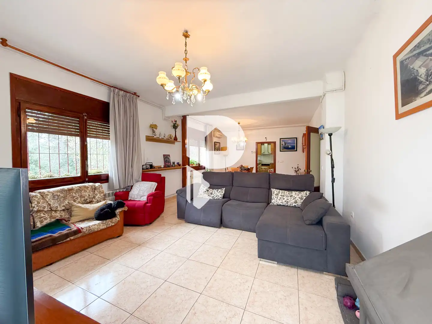 Sala de estar de Casa o chalet en venta en Collbató con Aire acondicionado, Jardín privado y Terraza