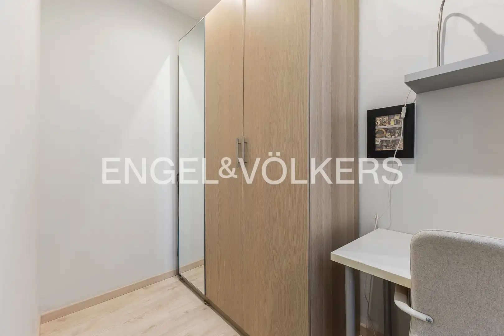 Bedroom of Flat for rent in Barcelona  with Air Conditioner, Heating and Parquet flooring