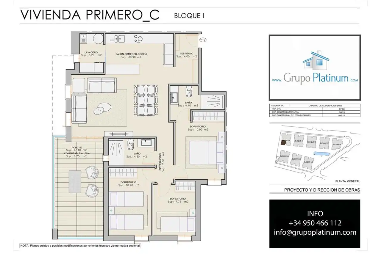 Apartment with pool for sale in San Juan de los Terreros, imagen 19