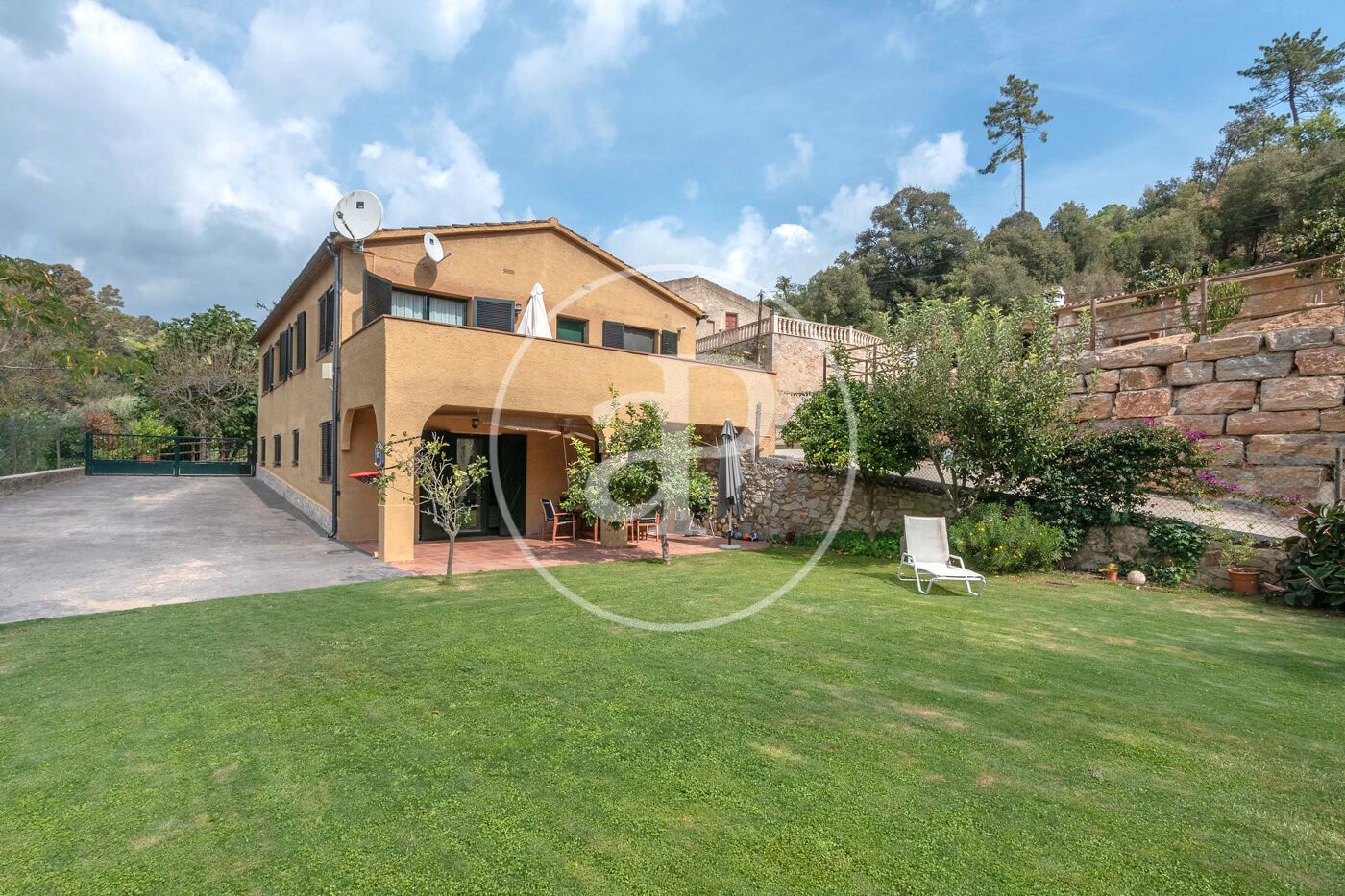 Jardí de Finca rústica en venda en Sant Andreu de Llavaneres amb Calefacció, Jardí privat i Terrassa