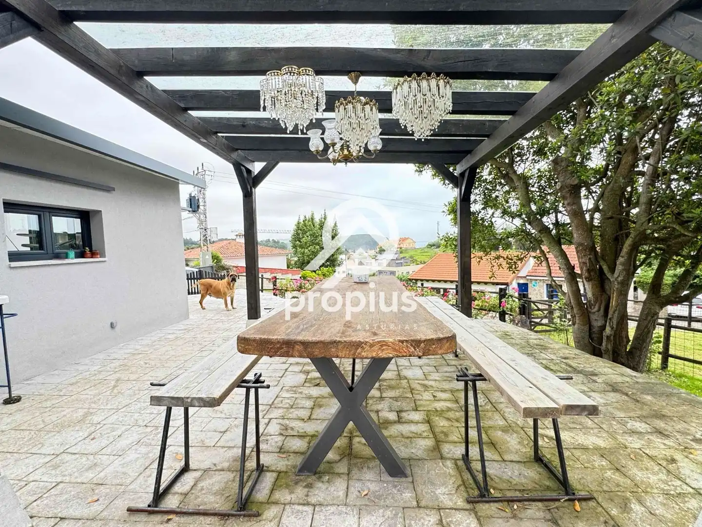 Terraza de Casa o chalet en venta en Ribadesella con Calefacción, Jardín privado y Terraza
