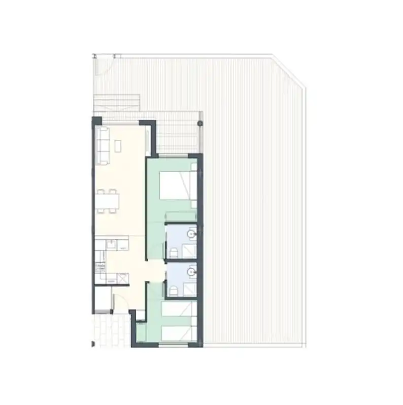 Apartment with pool for sale in El Mojón, imagen 8