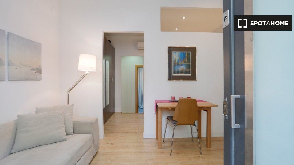Bedroom of Flat to rent in  Barcelona Capital  with Air Conditioner, Heating and Furnished
